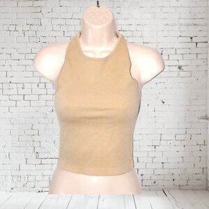 NWOT Kimberly Racer Back Crop Tank Top Running Exercise Casual Wear